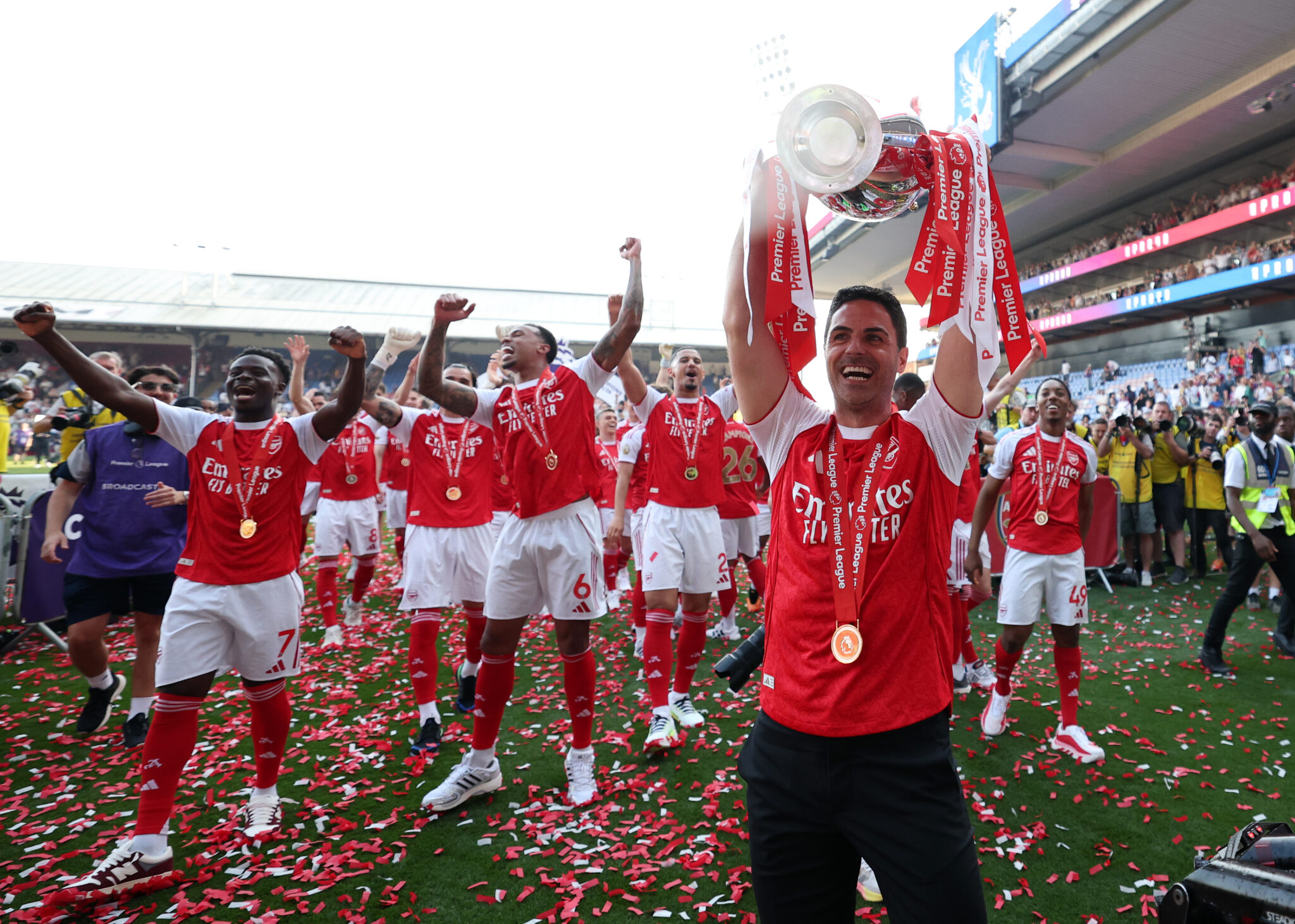 Arteta praises Arsenal’s courage after Premier League title win