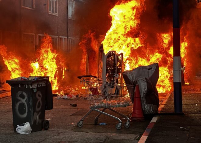 Latest stabbing attack in Belfast: Several houses on fire as protesters clash with police after stabbing attack