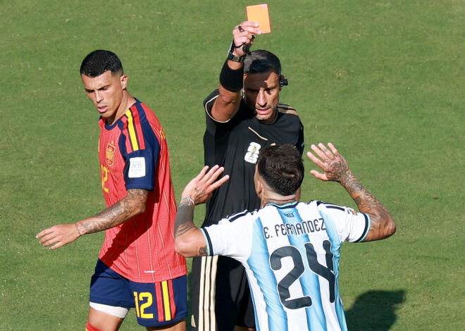 All players sent off in FIFA World Cup final